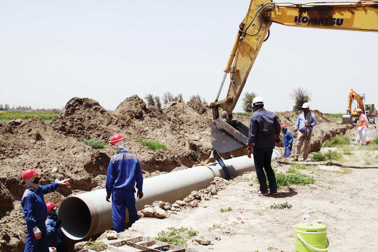 شبکه آب روستای لشگر آباد چهارباغ نوسازی شد