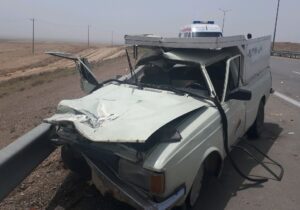 برخورد ۲ خودرو در جاده سهیلیه کشته داد