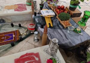 چهارباغی‌ها تحویل سال مهمان شهدا بودند