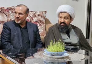 دیدار نوروزی مسئولین چهارباغ با خانواده شهدا