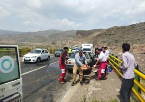 امدادرسانی به ۵۶ مصدوم توسط هلال احمر البرز