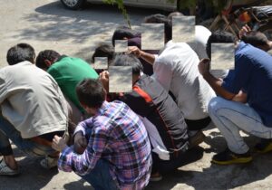 جمع‌آوری ۷۵ معتاد متجاهر در چهارباغ