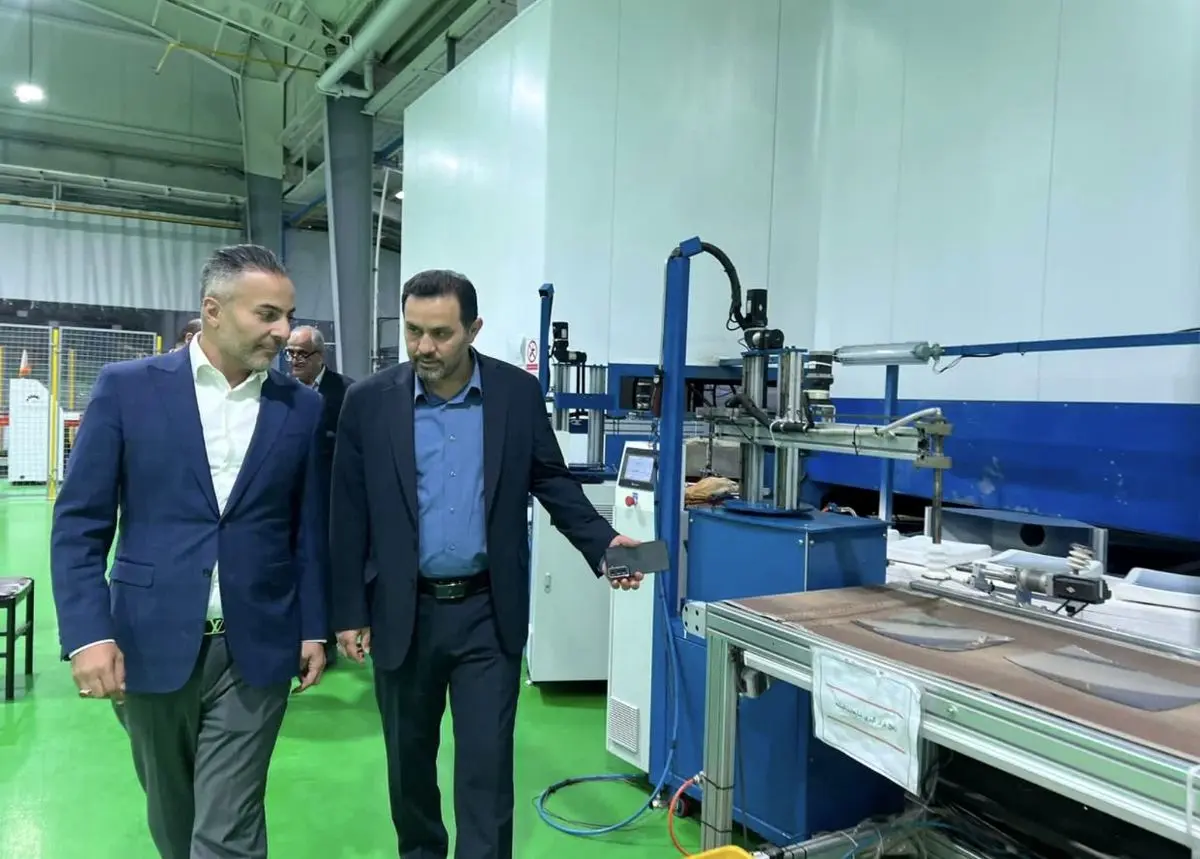 بازدید میدانی مدیرکل صمت البرز از یک شرکت قطعه‌ساز