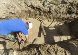 قطع انشعاب غیرمجاز آب ۶۰ ویلای کامرانیه چهارباغ