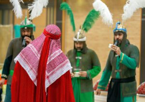 اجرای نمایش مذهبی توسط ۴۰ هنرمند در چهارباغ