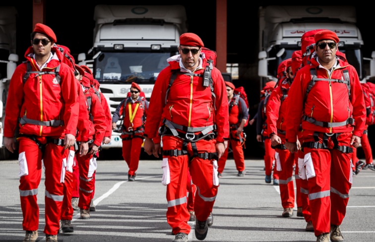 استقرار درمانگاه هلال احمر البرز در کربلا