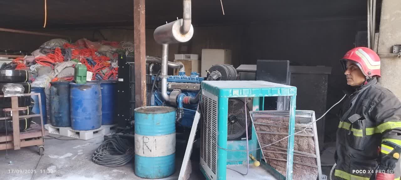 کارگاه تولیدیِ چهارباغ طعمه حریق شد