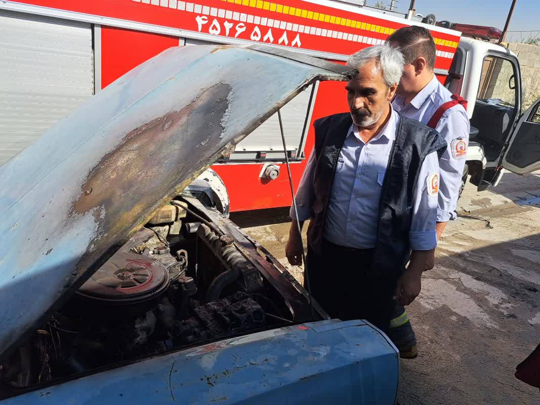 ۲ حریق در چهارباغ اطفاء شد