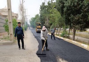 روستای طاووسیه با بهسازی معابر نونوار شد