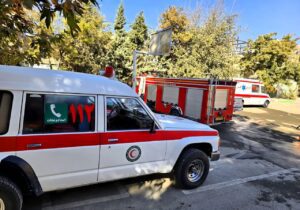 مانور پدافند غیرعامل در چهارباغ