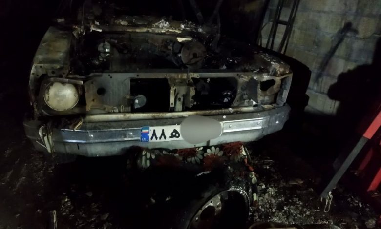 حریق ۵ خودرو در چهارباغ فوتی نداشت