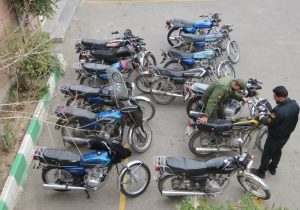 توقیف ۴۷ دستگاه موتورسیکلت متخلف در چهارباغ