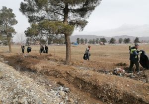 اجرای طرح پاکسازی پسماند در چهارباغ