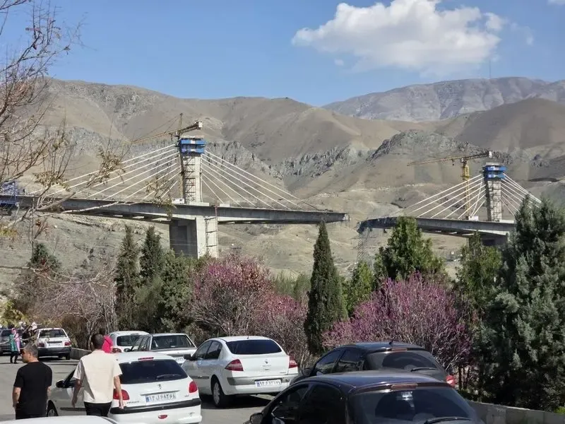 ترمیم خسارت‌های پل B1 کرج