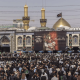 میلیون‌ها زائر کربلا در ظهر عاشورا «واحسیناه» سر دادند