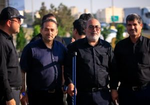 خیمه عشق و دلدادگی چهارباغ در مسیر خدمت