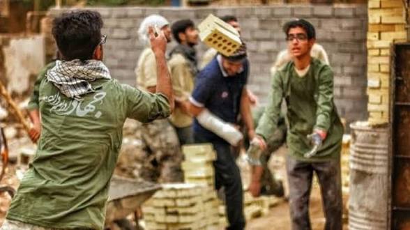 ۸۷۰ جهادگر البرز آوار جنگ را از ۶۲۲ خانه زدودند