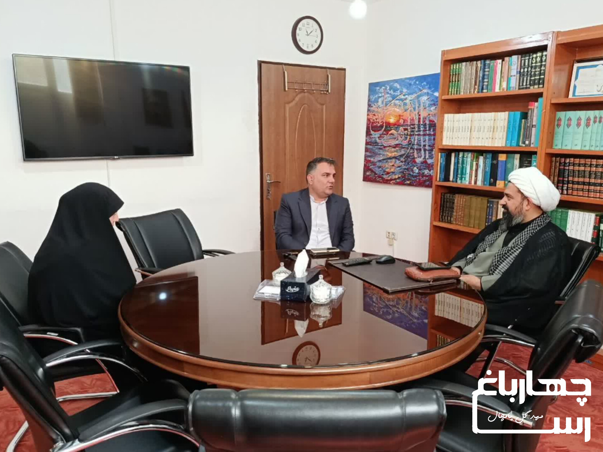 تقدیر تیم خبری چهارباغ رسا از امام جمعه مردمی شهرستان چهارباغ
